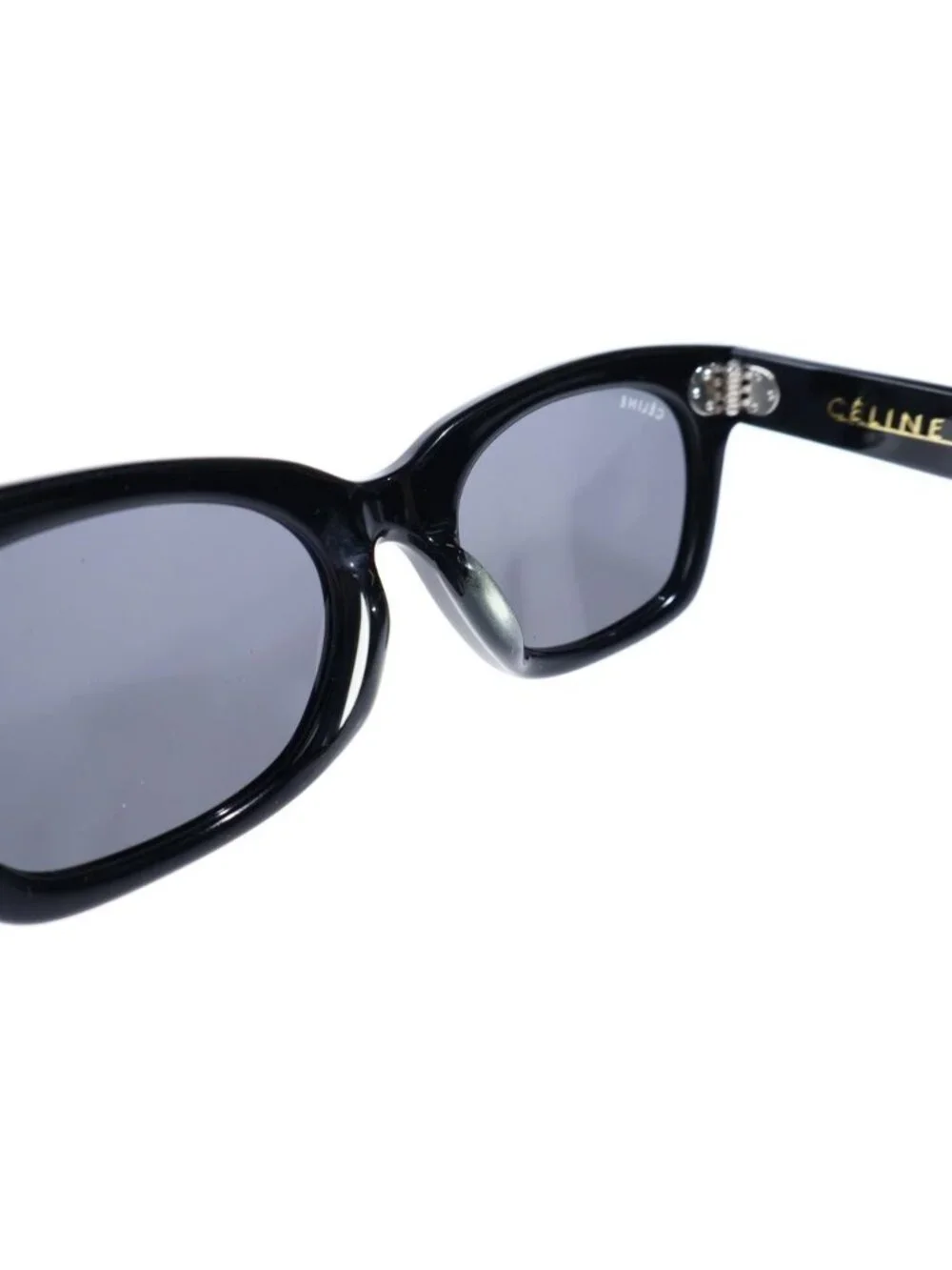 Celine Square Wellington Sunglasses Eyewear 52 Black